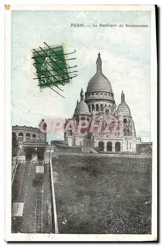 Cartes postales Paris La Basilique de Montmartre