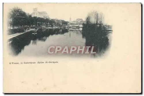 Cartes postales Auxerre La cathedrale Eglise St Germain