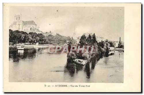 Cartes postales Auxerre Vue du Vieux Port