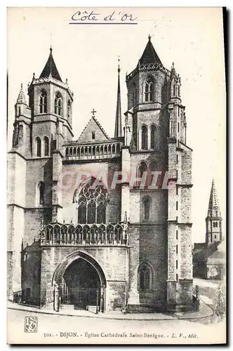 Ansichtskarte AK Dijon Eglise Cathedrale Saint Benigne