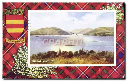 Cartes postales Loch Striven Craicmore Bute CAmeron