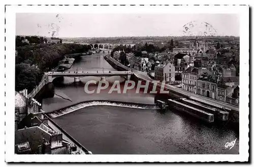 Moderne Karte Laval Vue Generale vers le viaduc