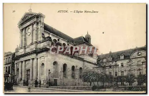 Cartes postales Autun L&#39eglise Notre Dame