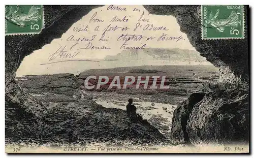 Cartes postales Etretat Vue Prise du Trou de l&#39homme