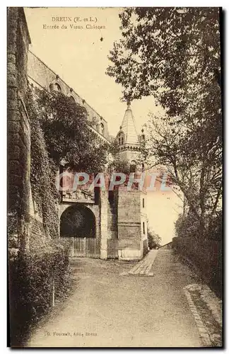 Cartes postales Dreux Entree du vieux chateau