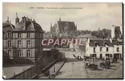 Cartes postales Vannes Vue Generale La Place de la Prefecture