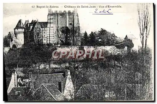 Cartes postales Noget le Rotrou Chateau de Saint Jean Vue d&#39ensemble