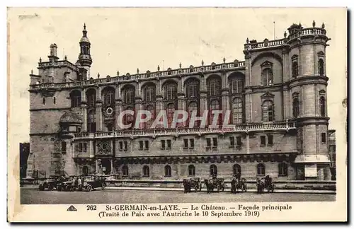 Cartes postales Saint Germain en Laye Le Chateau Facade principale