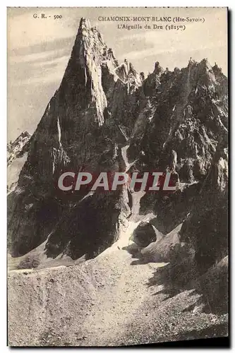 Cartes postales Chamonix Mont Blanc L&#39Aiguille du Dru