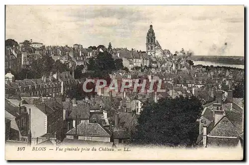 Cartes postales Blois Vue Generale Prise du Chateau