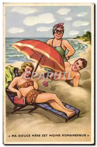 Cartes postales Fantaisie Plage