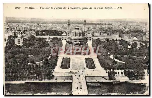 Ansichtskarte AK Paris Vue Sur le Palais du Trocadero Prise de la Tour Eiffel