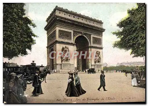 Cartes postales Paris Arc de Triomphe de l&#39Etoile