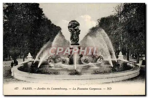 Ansichtskarte AK Paris Jardin du Luxembourg La fontaine Carpeaux