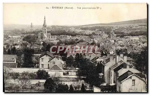 Cartes postales Epernay Vue Penoramique