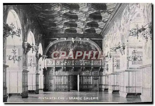 Cartes postales Fontainebleau Grande Galerie