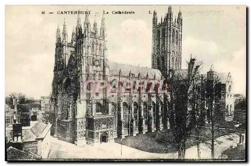 Cartes postales Canterbury La Cathedrale