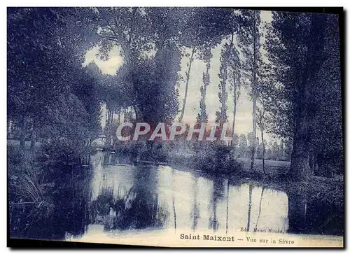 Cartes postales Saint Maixent Vue sur la Sevre