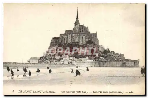 Cartes postales Le Mont Saint Michel Vue Generale