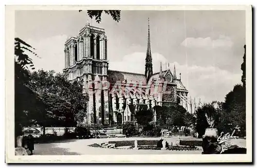 Cartes postales moderne Paris Notre Dame Vue Du Square Charlemagne