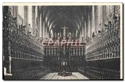 Ansichtskarte AK Albi Choeur De La Cathedrale