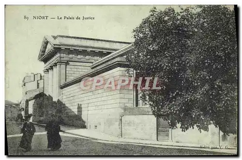 Ansichtskarte AK Niort Le Palais De Justics