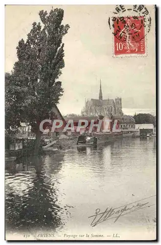 Cartes postales Amiens Paysage Sur La Somme