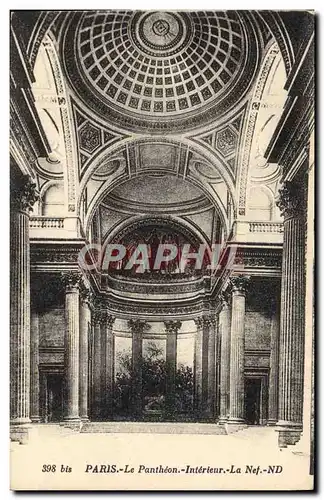 Ansichtskarte AK Paris Le Pantheon Interieur La Nef