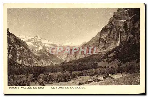 Cartes postales Vallee De Sixt Le Fond De La Combe