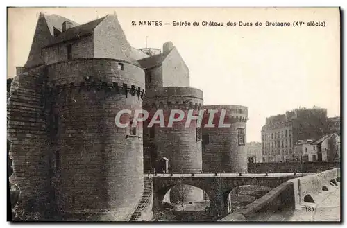 Cartes postales Nantes Entree Ducs De Bretagne