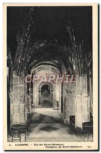 Cartes postales Auxerre Eglise Saint Germain Tombeau de Saint Germain