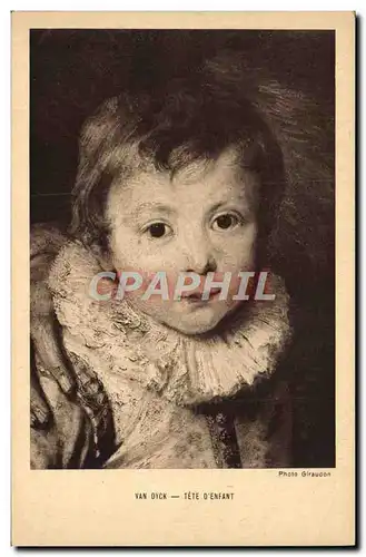 Cartes postales Van Dyck Tete D&#39Enfant