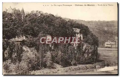 Cartes postales La Dordogne Pittoresque Chateau De Marzac Bords De La Vezere