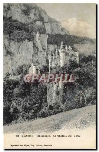 Cartes postales Dauphine Sassenage Be Chateau Des Cotes