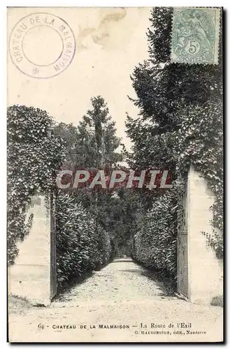 Cartes postales Chateau De La Malmaison La Route De I&#39Exil Napoleon 1er