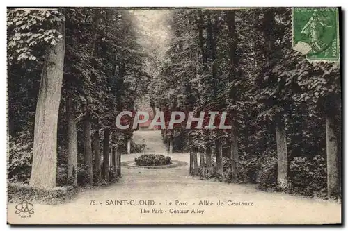 Cartes postales Saint Cloud Le Parc Allee De Centaure