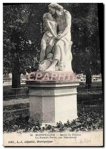 Cartes postales Montpellier Jardin Du Peyron Le Paradis Perdu
