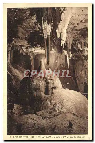 Cartes postales Les Grottes De Betharram Jeanne D&#39Arc Sur Le Bocher