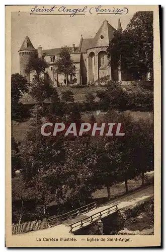 Ansichtskarte AK La Correze Illustree Eglise De Saint Angel