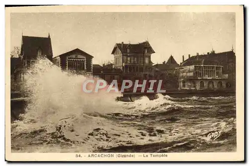 Cartes postales Arcachon La Tempete