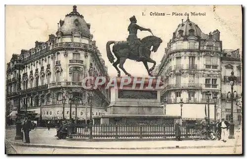 Cartes postales Orleans Place Du Martroi Jeanne d'Arc