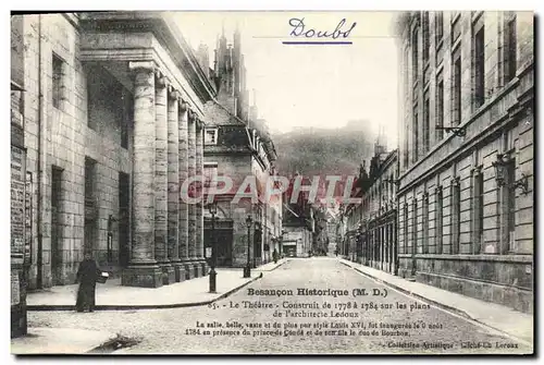 Cartes postales Besancon Historique Le Theatre