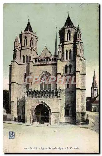 Cartes postales Dijon Eglise Saint Benigne