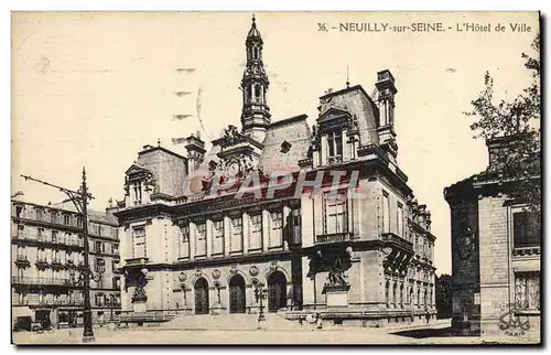 Cartes postales Neuilly Sur Seine L&#39Hotel De Ville