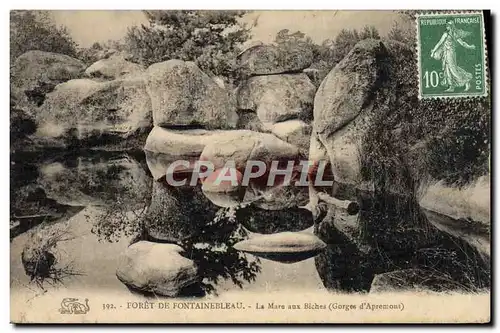 Cartes postales Foret De Fontainebleau La Mare Aux Biches Gorges d&#39Apremont