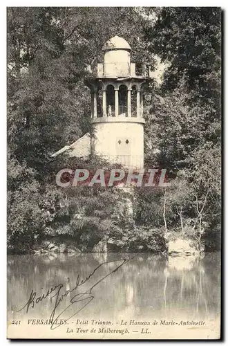 Ansichtskarte AK Versailles Petit Trianon Le Hameau De Marie Antoinette La tour Malbourough