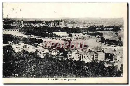 Cartes postales Metz Vue Generale