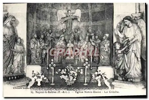 Cartes postales Nogent Le Rotrou Eglise Notre Dame La Creche