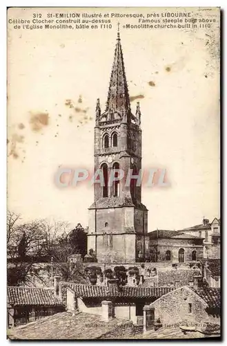 Cartes postales St Emilion Illustre Et Pittoresque pres Libourne