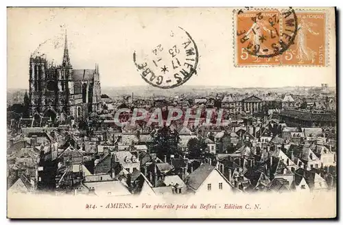 Cartes postales Amiens Vue Generale Prise Du Beffroi